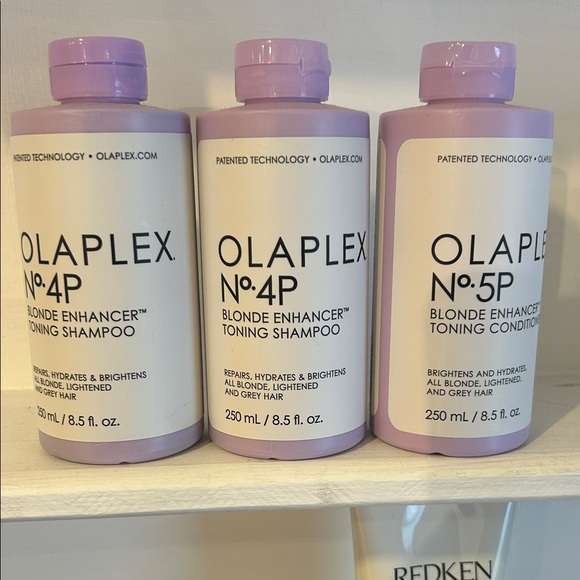 OLAPLEX No.4P and No.5P Blonde Enhancer Set - Purple - Picture 1 of 2